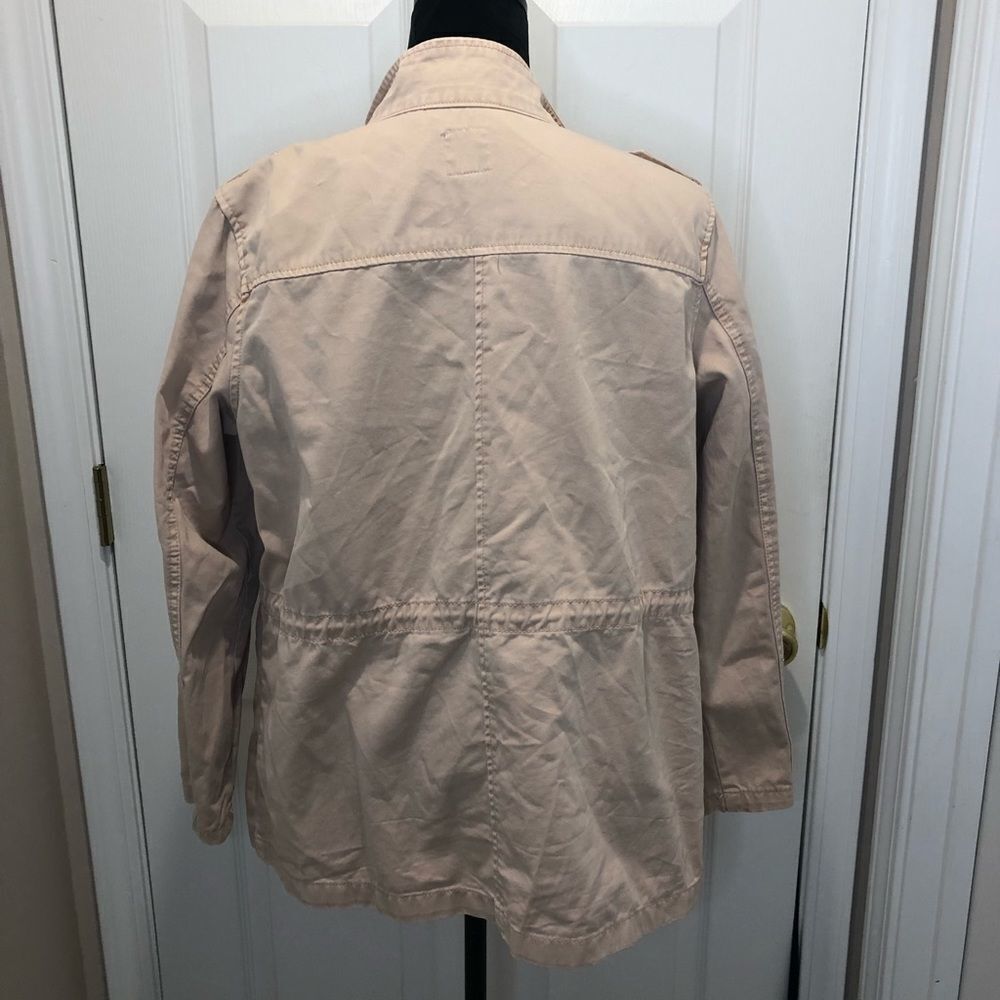 Kenzie Jeans blush pink long sleeve button front jacket size medium - Picture 6 of 12